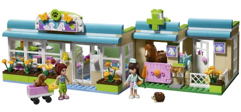 LEGO Friends Heartlake Vet 3188 — Complete with Instructions, No Box RETIRED