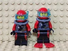 LEGO Scuba Divers cty0599 cty0559 60090 Deep Sea Explorers Lot of 2