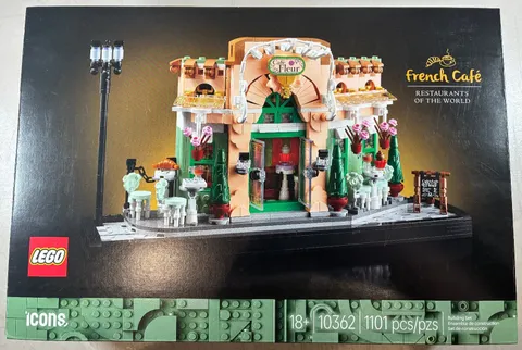 New Sealed Lego Icons 10362 French Cafe Building Set 1101 pcs World Restaurants