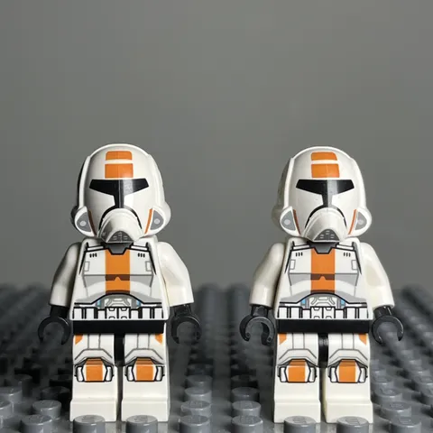 X2 LEGO Star Wars Old Republic Trooper Minifigure Lot sw0440 sw0444 75001 - 3C