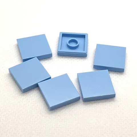 LEGO Parts - Medium Blue Tile 2 x 2 - No 3068 - QTY 6
