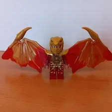 LEGO Ninjago Kai Golden Dragon Minifigure Crystalized from set 71769 njo757