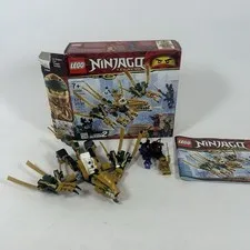 LEGO NINJAGO: The Golden Dragon (70666) Mint Box And Instructions Missing 1 pc