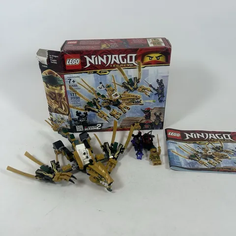 LEGO NINJAGO: The Golden Dragon (70666) Mint Box And Instructions Missing 1 pc