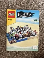 LEGO Pirates Chess Set 40158 Instruction Manual Booklet 2 ONLY