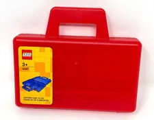 LEGO 4087 Handheld Sorting Travel Case to Go Personal Organizer Red New