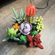 LEGO Succulents Illustrated Instruction Manual Booklet Lot Books 1-3