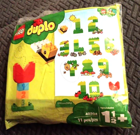Lego Duplo Polybag Rare Learning Numbers 40304 Collectible Retired Set Blocks