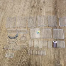 Lego Trans Clear 29 Pc Lot Windscreen Wall Panels Cylinder Canopy Windows