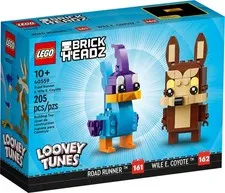 LEGO Looney Tunes BrickHeadz Road Runner Wile E. Coyote (40559) New Sealed/Box