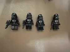 X4 LEGO Star Wars Minifigures TIE Fighter Defender Pilot (sw0268) 8087 Lot of 4