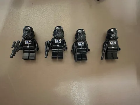 X4 LEGO Star Wars Minifigures TIE Fighter Defender Pilot (sw0268) 8087 Lot of 4