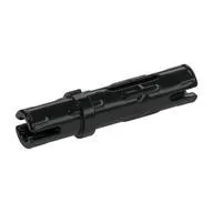 LEGO Part 6558 - Black Technic Pin Long with Friction Ridges Lengthwise, 2 Cente