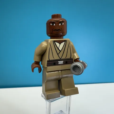 LEGO Star Wars Mace Windu Minifigure Large Eyes Clone Wars sw0220 7868 8019 2S