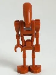 LEGO® Minifigure Star Wars sw0467 Battle Droid Dark Orange w/out Back Plate