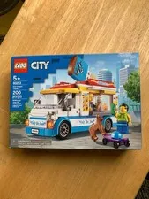LEGO 60253 Ice-Cream Truck Set - 200 Pieces, 2 Minifigures, Age 5+, New in Box