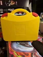 Yellow Lego Carrying Case With 4 Moveable Dividers