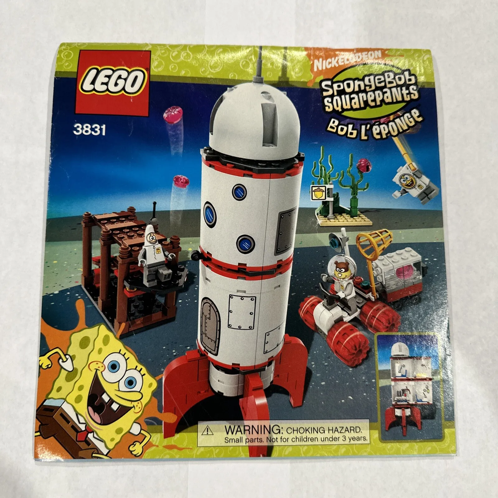 [ Instruction Manual ONLY ] Lego 3831 SpongeBob Squarepants Rocket Ride