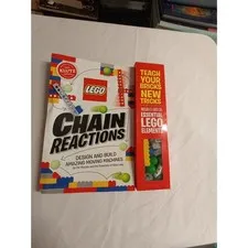 Lego Chain reactions klutz kit design build New in box