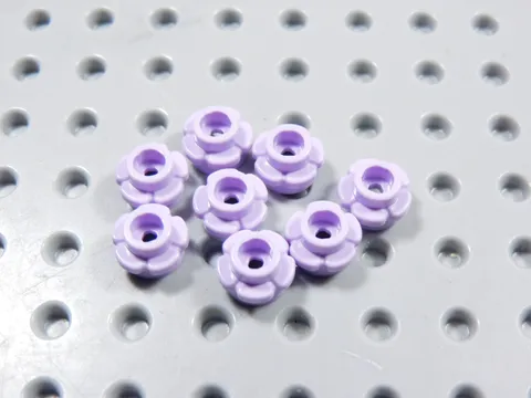 LEGO Lot of 8 Lilac Light Purple 1x1 Flowers Plants Minifig BI