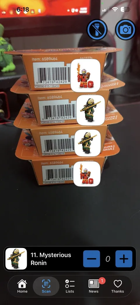 LEGO Minifigures Series 29 - Mysterious Ronin/Bionicle Cosplayer Bundle