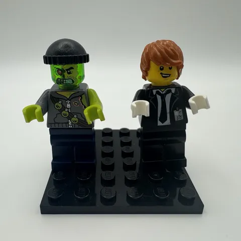 LEGO Minifigure Ultra Agents Adam Acid & Agent Burns 70160 uagt003 uagt004