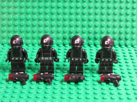 Lot of Lego Star Wars Minifigures - Imperial Gunner Silver Logo Death Star SL77