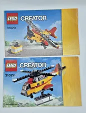 Lego Creator 31029 Cargo Heli Instructions Manual, Books 1&2 2015 Retired