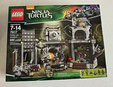 LEGO TMNT Turtle Lair Invasion 79117 w/ Box 888 pcs Ages 7-14