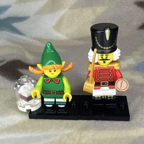 LEGO Minifigures Series 11 Elf w/ Clear Accessory & Toy Soldier Minifigure