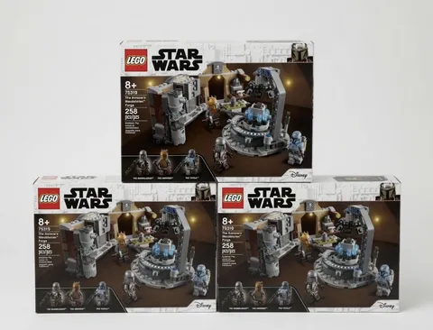 LEGO Star Wars The Mandalorian 75319 Armorer's Mandalorian Forge LOT OF 3