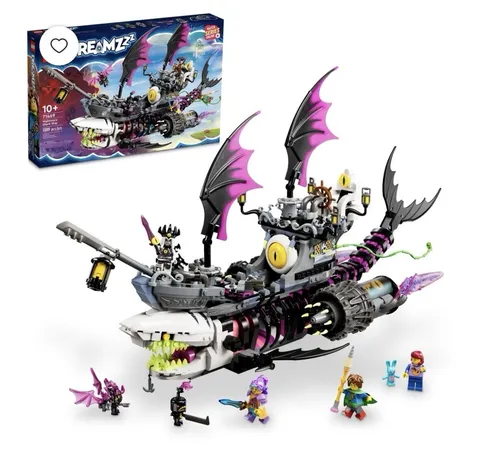 LEGO Dreamzzz 71469 Nightmare Shark Ship USED- Missing Some Pieces