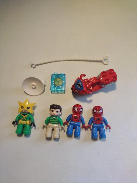 LEGO DUPLO Spider-man Motorcycle  Sandman Electro Figures Replacement Pieces
