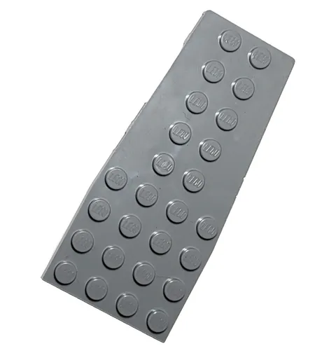 Lego Part 14181 Wedge Plate 4x9 With Stud Notches Light Bluish Gray