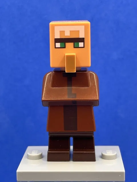 Villager (Farmer) min028 - LEGO Minecraft Used Minifigure