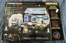 Laser Pegs Heroes Mobile Police Unit 300 pcs 9 LED Lights 18602