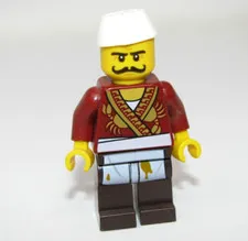 LEGO Ninjago City Severin Black Minifigure Chef Cook Civilian Movie 70620 njo333