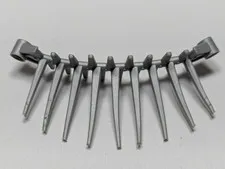 LEGO Bionicle 57562 59616 Barraki Spine Flexible Rubber light Gray Replacement