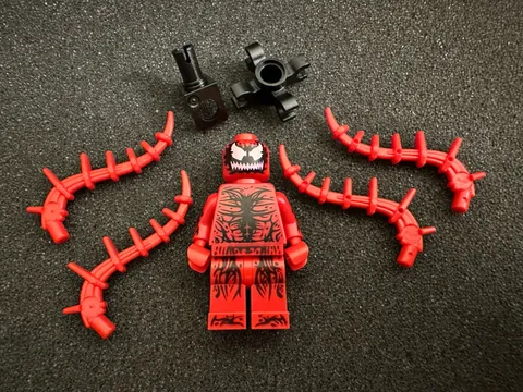 LEGO Superheroes - Carnage Minifigure (76036) - Shield Sky Attack - Marvel - New
