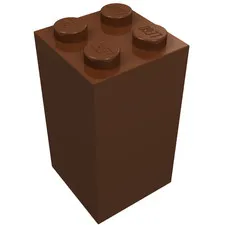 10x LEGO® Part 30145 - Brick 2 x 2 x 3