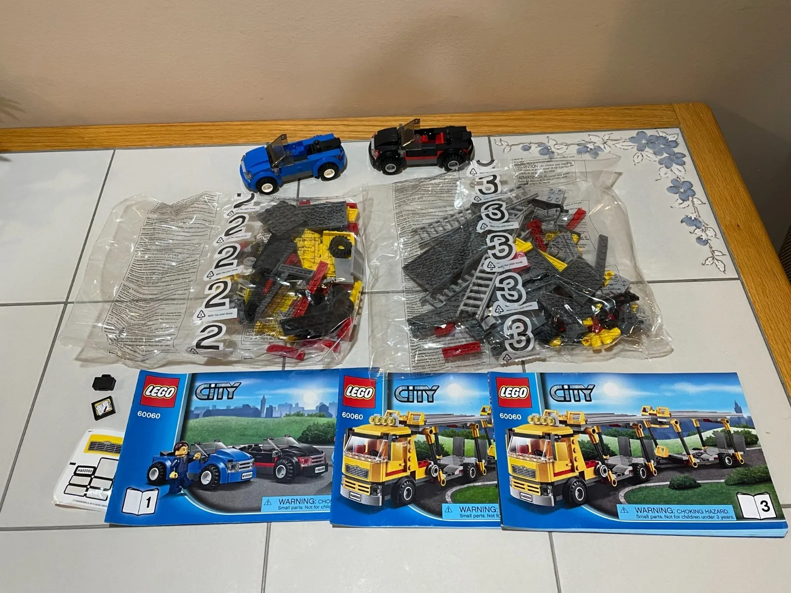 LEGO CITY: Auto Transporter (60060) Complete Build No Figs w/ Manuals Sealed Bag