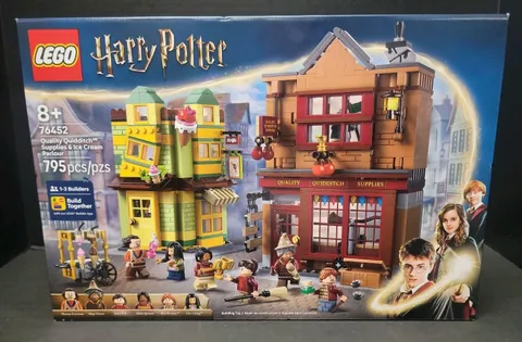 LEGO 76452 Harry Potter Quality Quidditch Supplies & Ice Cream Parlor BRAND NEW