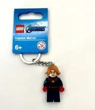 LEGO 854064 Marvel Captain Marvel Keychain Minifigure Key Ring New