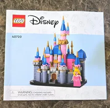 LEGO Disney Mini Castle 40720 Illustrated English Instruction Manual Booklet