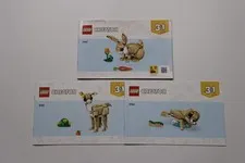 LEGO® 31162 Creator 3 In 1 Cute Bunny Instruction Manuals Only!