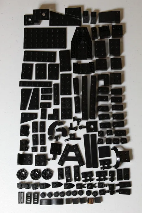 LEGO Parts and Pieces Black Assortment #1