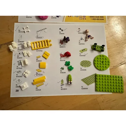 LEGO FRIENDS: Mia's Puppy Playground (41396) Incomplete
