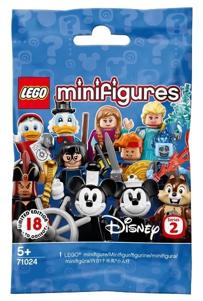 NIP Lego Disney Minifigures Blind Bag Series 2 1 Mini Figure Limited Edition