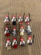 LEGO Skeleton Pirate Minifigures Lot of 12 Minifigs Swords Skeletons