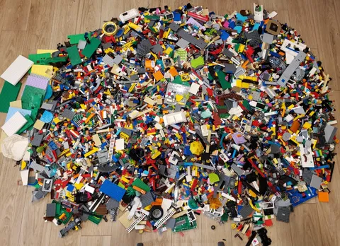 38 LBS Genuine LEGO Bulk Lot – Clean – Wheels / Plates / Bricks parts pieces
